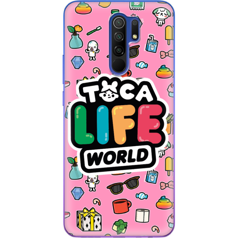 Чехол BoxFace Xiaomi Redmi 9 Toca Boca Life World