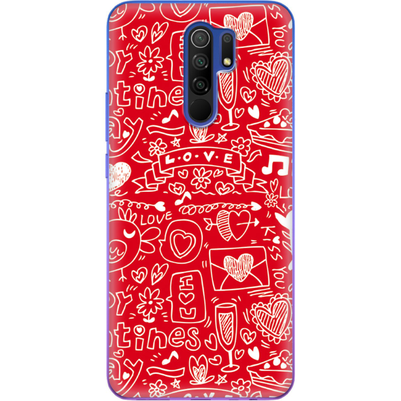 Чехол BoxFace Xiaomi Redmi 9 Happy Valentines