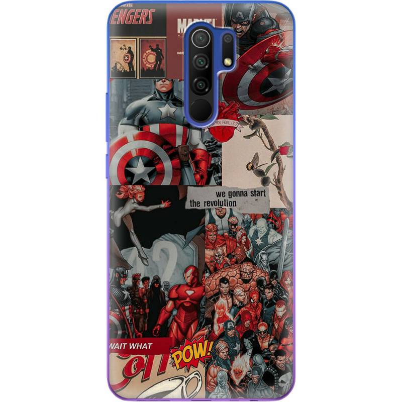 Чехол BoxFace Xiaomi Redmi 9 Marvel Avengers