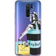 Прозрачный чехол BoxFace Xiaomi Redmi 9 City Girl