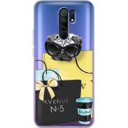 Прозрачный чехол BoxFace Xiaomi Redmi 9 Fashion Pug