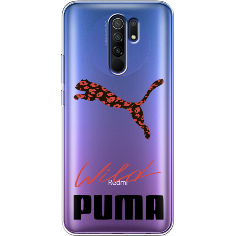 Прозрачный чехол BoxFace Xiaomi Redmi 9 Wild Cat