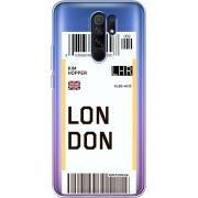 Прозрачный чехол BoxFace Xiaomi Redmi 9 Ticket London