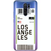 Прозрачный чехол BoxFace Xiaomi Redmi 9 Ticket Los Angeles