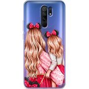 Прозрачный чехол BoxFace Xiaomi Redmi 9 Mouse Girls