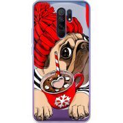 Прозрачный чехол BoxFace Xiaomi Redmi 9 Winter Puggy