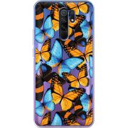 Прозрачный чехол BoxFace Xiaomi Redmi 9 Butterfly Morpho