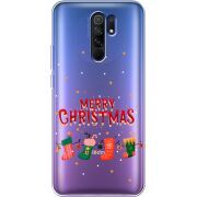 Прозрачный чехол BoxFace Xiaomi Redmi 9 Merry Christmas
