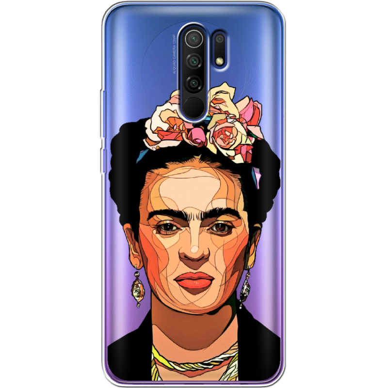 Прозрачный чехол BoxFace Xiaomi Redmi 9 Фрида Кало