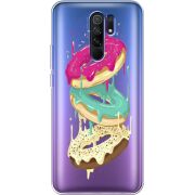 Прозрачный чехол BoxFace Xiaomi Redmi 9 Donuts