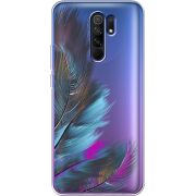 Прозрачный чехол BoxFace Xiaomi Redmi 9 Feathers