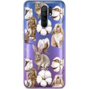 Прозрачный чехол BoxFace Xiaomi Redmi 9 Cotton and Rabbits