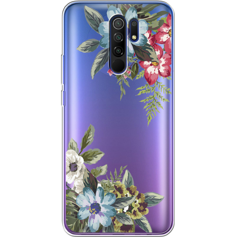 Прозрачный чехол BoxFace Xiaomi Redmi 9 Floral