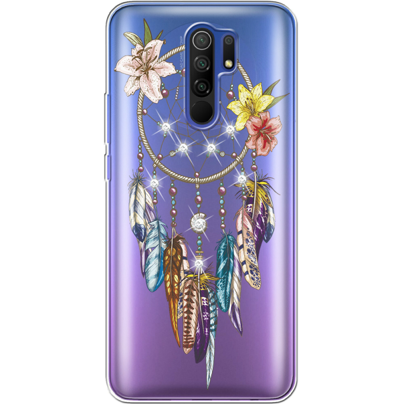 Чехол со стразами Xiaomi Redmi 9 Dreamcatcher