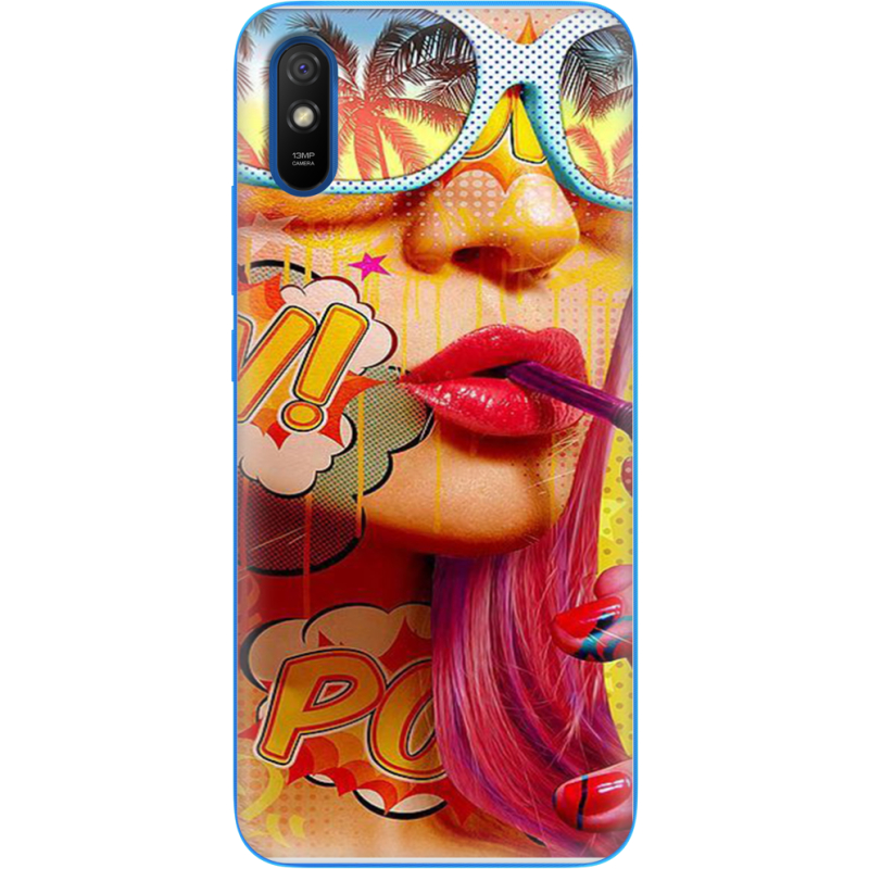 Чехол BoxFace Xiaomi Redmi 9A Yellow Girl Pop Art