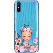 Прозрачный чехол BoxFace Xiaomi Redmi 9A Blue Hair