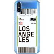 Прозрачный чехол BoxFace Xiaomi Redmi 9A Ticket Los Angeles