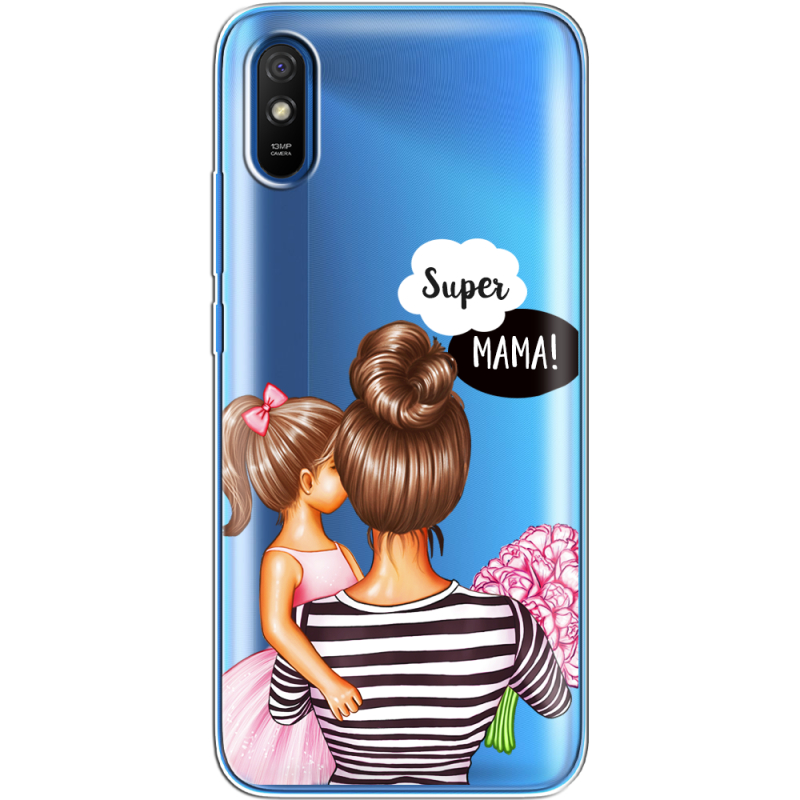 Прозрачный чехол BoxFace Xiaomi Redmi 9A Super Mama and Daughter