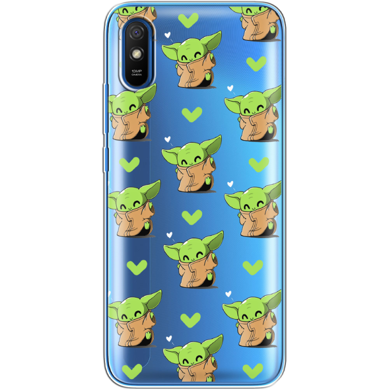 Прозрачный чехол BoxFace Xiaomi Redmi 9A Pattern Baby Yoda