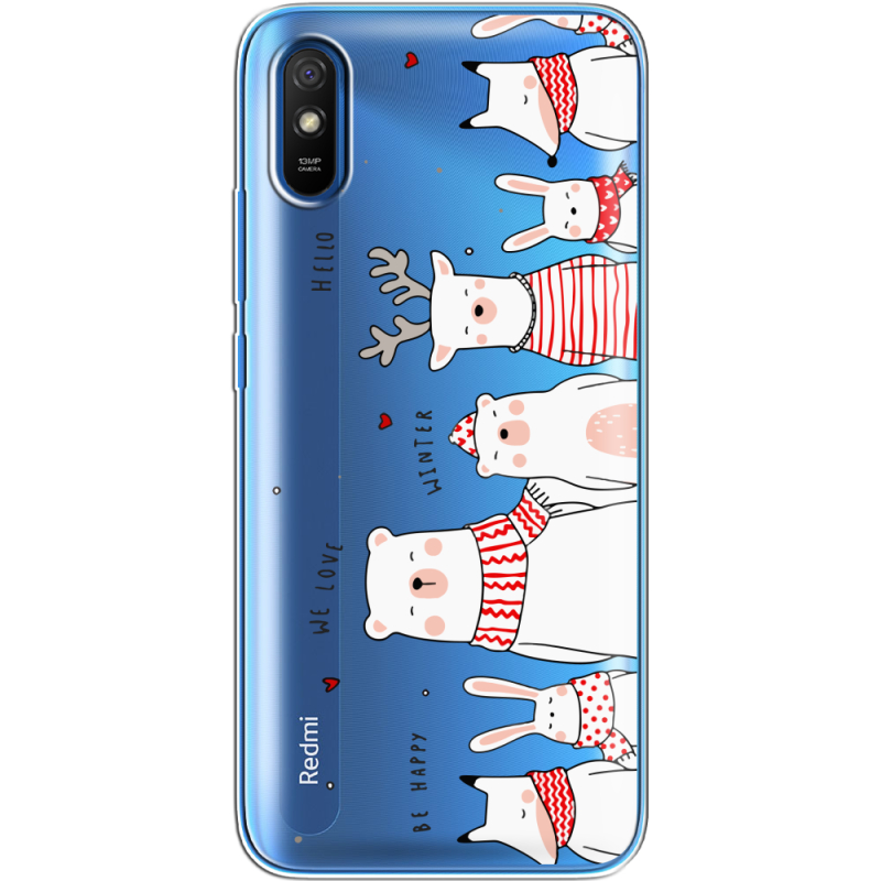 Прозрачный чехол BoxFace Xiaomi Redmi 9A The Friendly Beasts