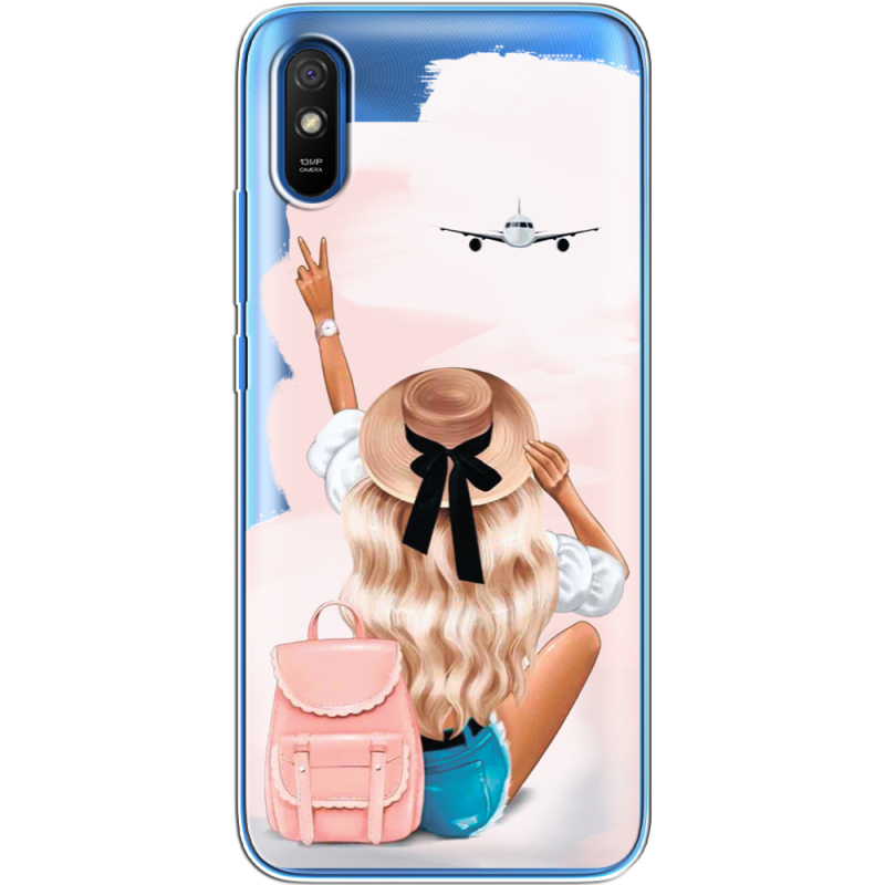 Прозрачный чехол BoxFace Xiaomi Redmi 9A Travel Girl