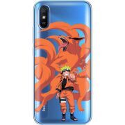 Прозрачный чехол BoxFace Xiaomi Redmi 9A Naruto and Kurama