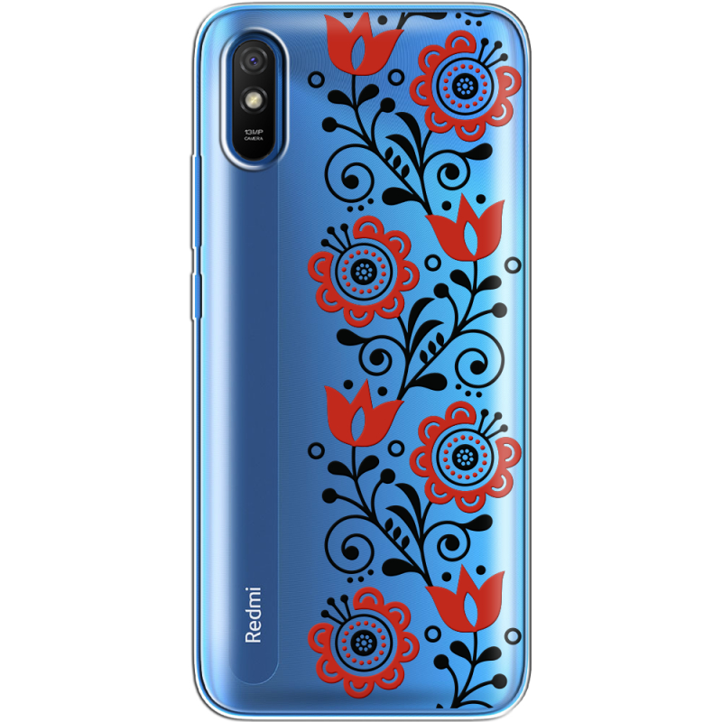 Прозрачный чехол BoxFace Xiaomi Redmi 9A Ethno Ornament