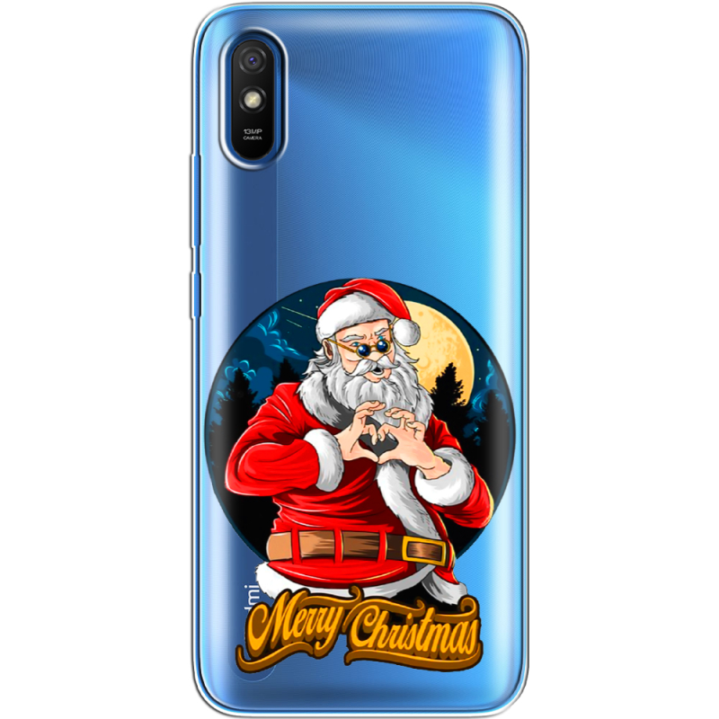 Прозрачный чехол BoxFace Xiaomi Redmi 9A Cool Santa