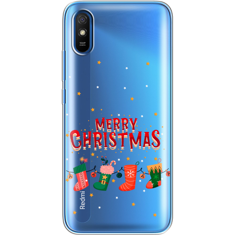 Прозрачный чехол BoxFace Xiaomi Redmi 9A Merry Christmas