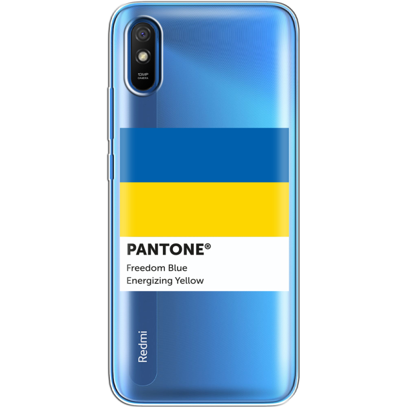 Прозрачный чехол BoxFace Xiaomi Redmi 9A Pantone вільний синій