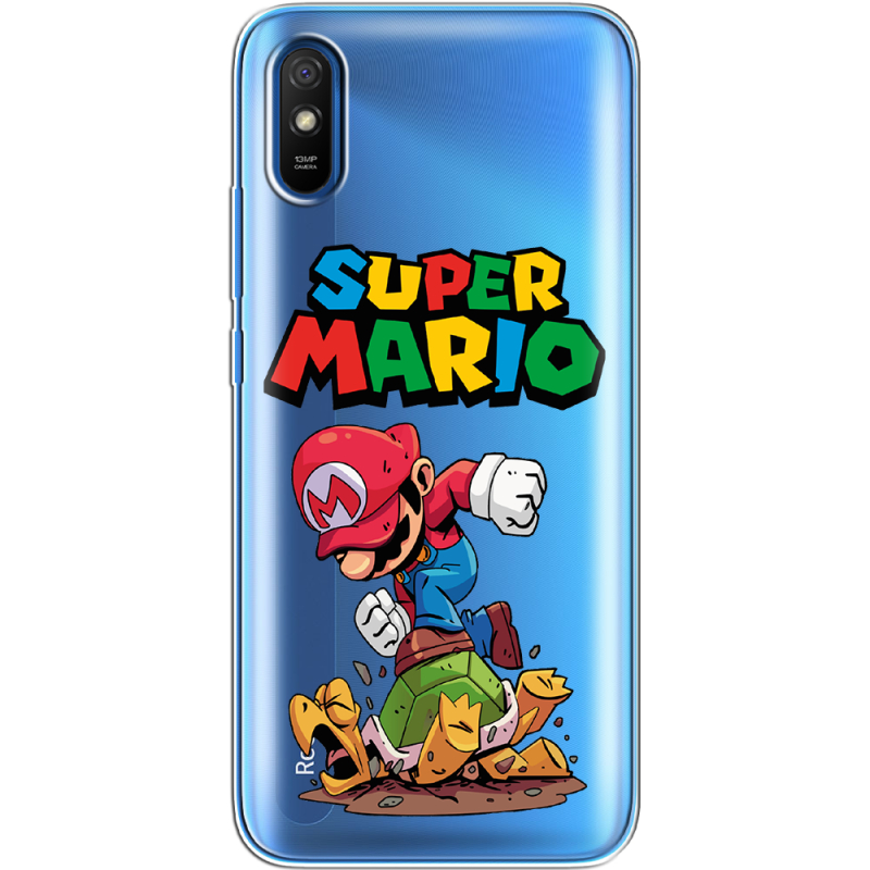 Прозрачный чехол BoxFace Xiaomi Redmi 9A Super Mario