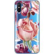 Прозрачный чехол BoxFace Xiaomi Redmi 9A Rose