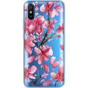 Прозрачный чехол BoxFace Xiaomi Redmi 9A Pink Magnolia