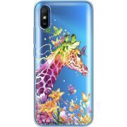 Прозрачный чехол BoxFace Xiaomi Redmi 9A Colorful Giraffe