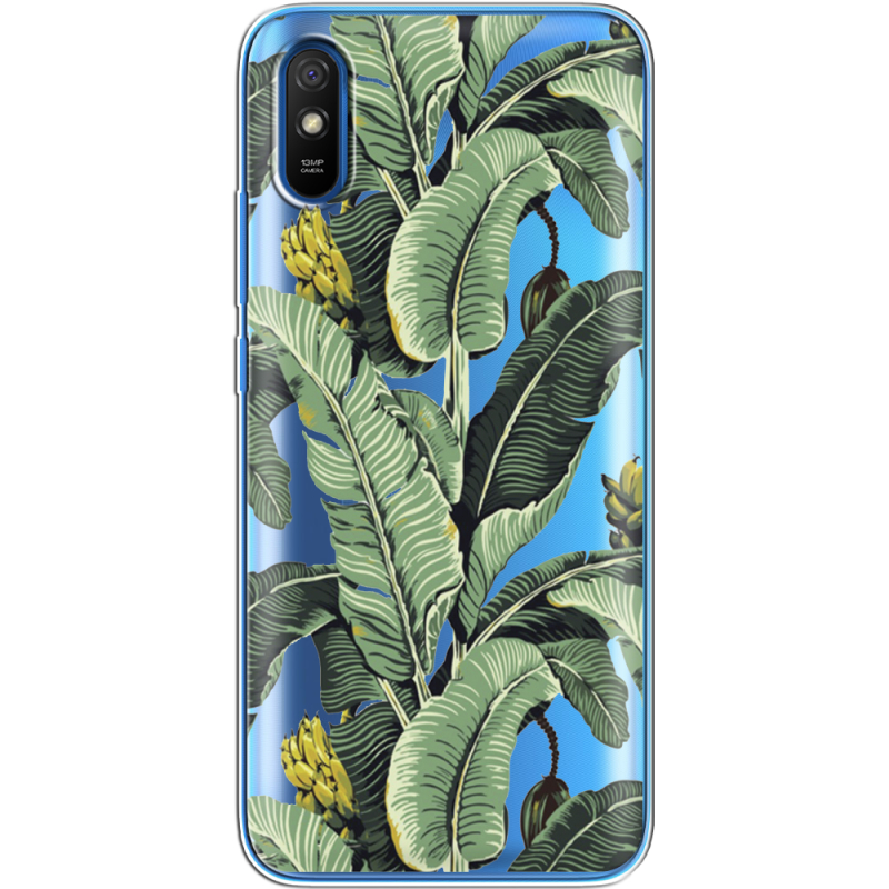 Прозрачный чехол BoxFace Xiaomi Redmi 9A Banana Leaves
