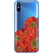 Прозрачный чехол BoxFace Xiaomi Redmi 9A Red Poppies