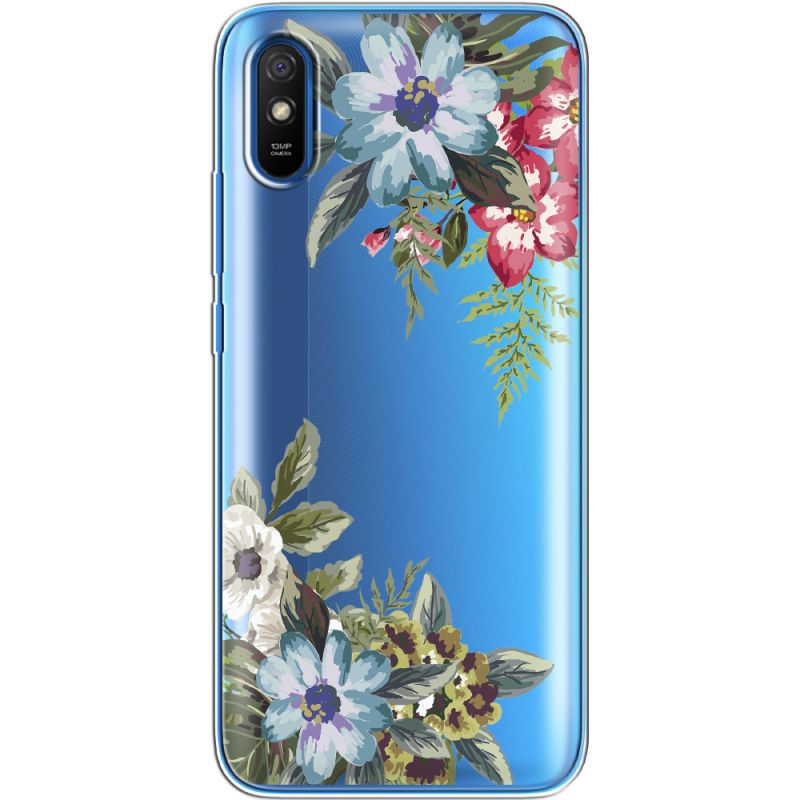 Прозрачный чехол BoxFace Xiaomi Redmi 9A Floral