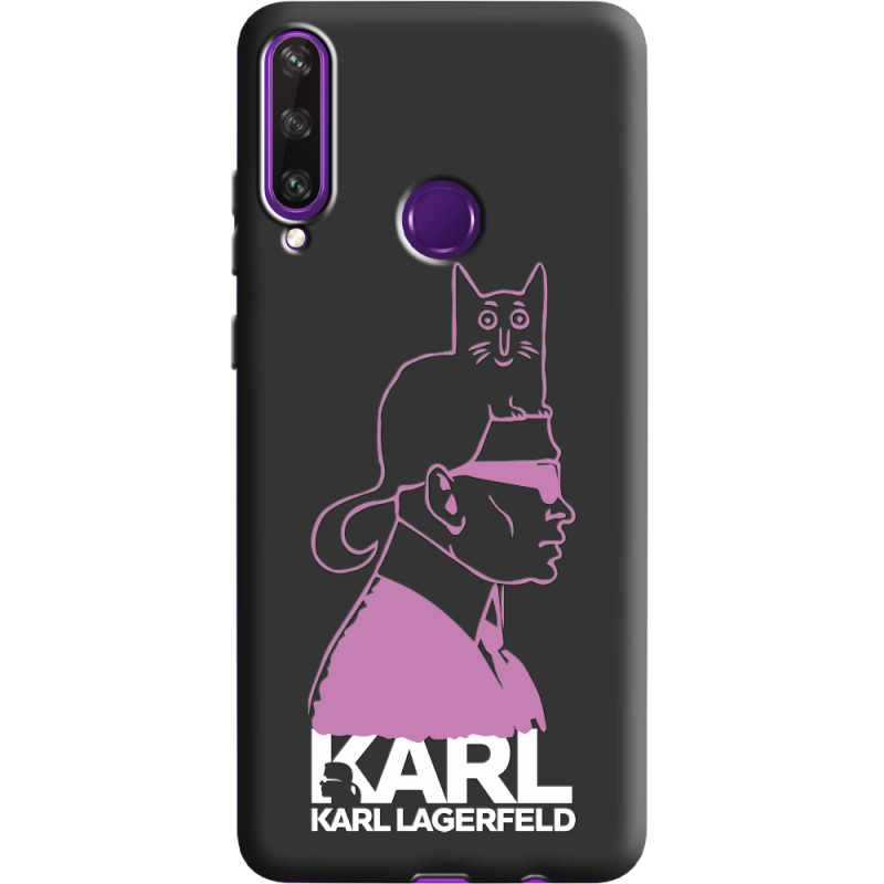 Черный чехол BoxFace Huawei Y6p Pink Karl