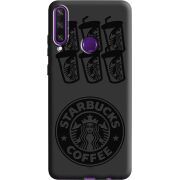 Черный чехол BoxFace Huawei Y6p Black Coffee