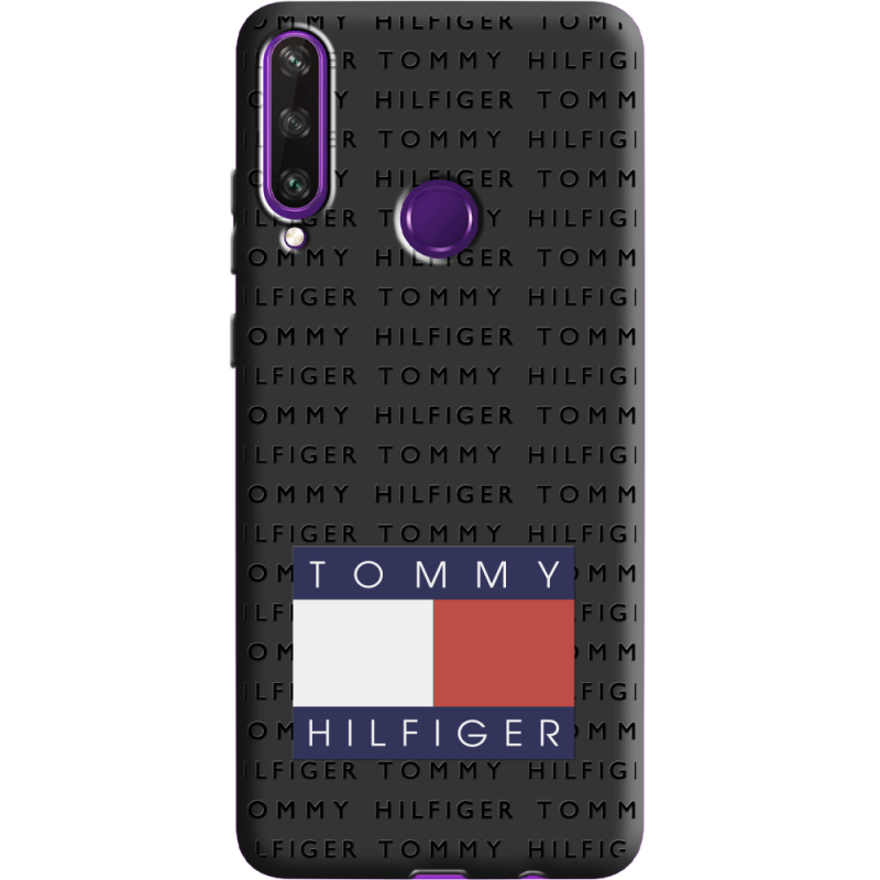 Черный чехол BoxFace Huawei Y6p Tommy Print