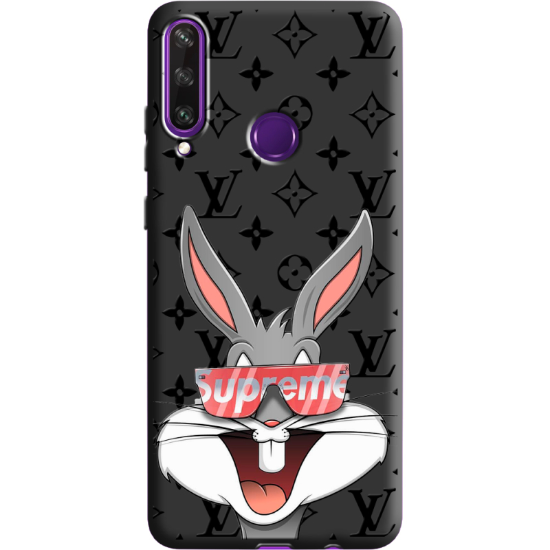 Черный чехол BoxFace Huawei Y6p looney bunny