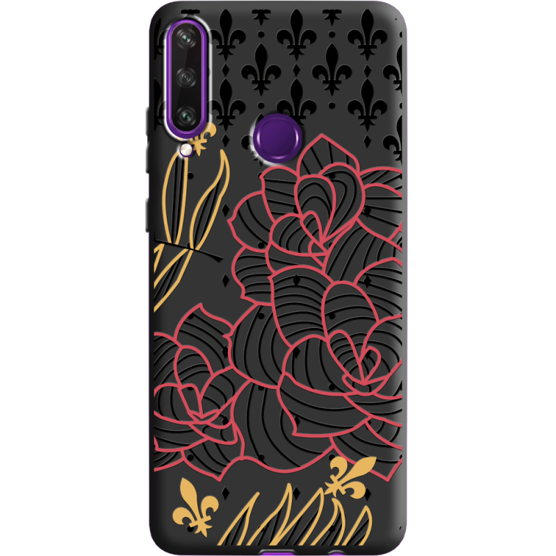 Черный чехол BoxFace Huawei Y6p FranceFlowers