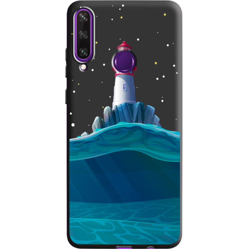 Черный чехол BoxFace Huawei Y6p Lighthouse