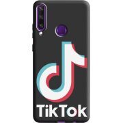 Черный чехол BoxFace Huawei Y6p Tik Tok