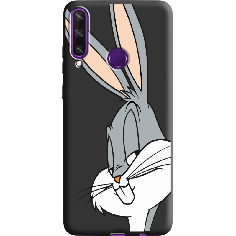 Черный чехол BoxFace Huawei Y6p Lucky Rabbit