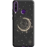 Черный чехол BoxFace Huawei Y6p Moon