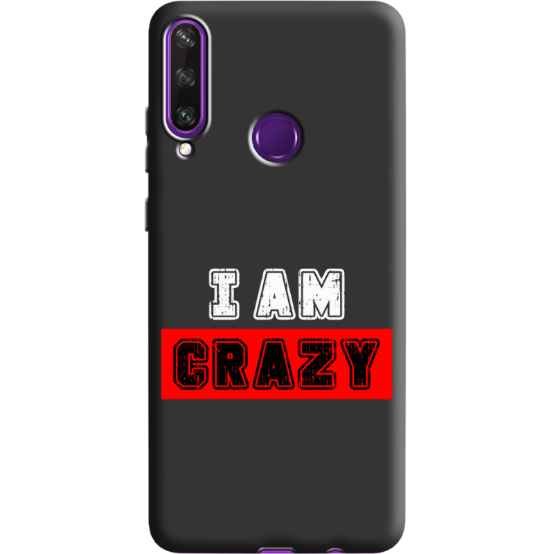 Черный чехол BoxFace Huawei Y6p I'm Crazy