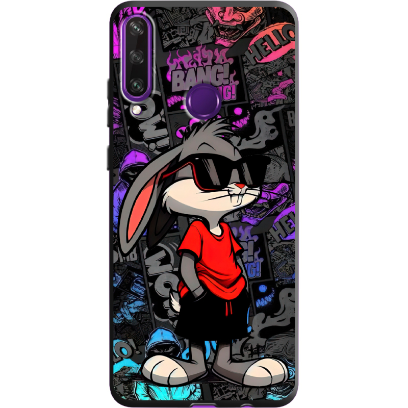 Черный чехол BoxFace Huawei Y6p Малий вухань