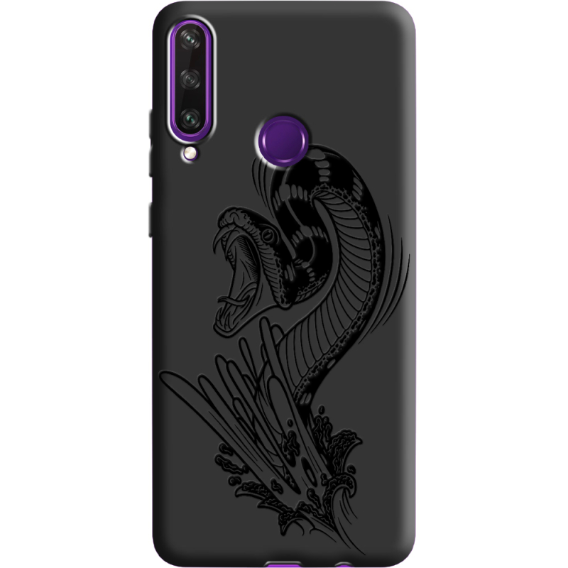 Черный чехол BoxFace Huawei Y6p Snake