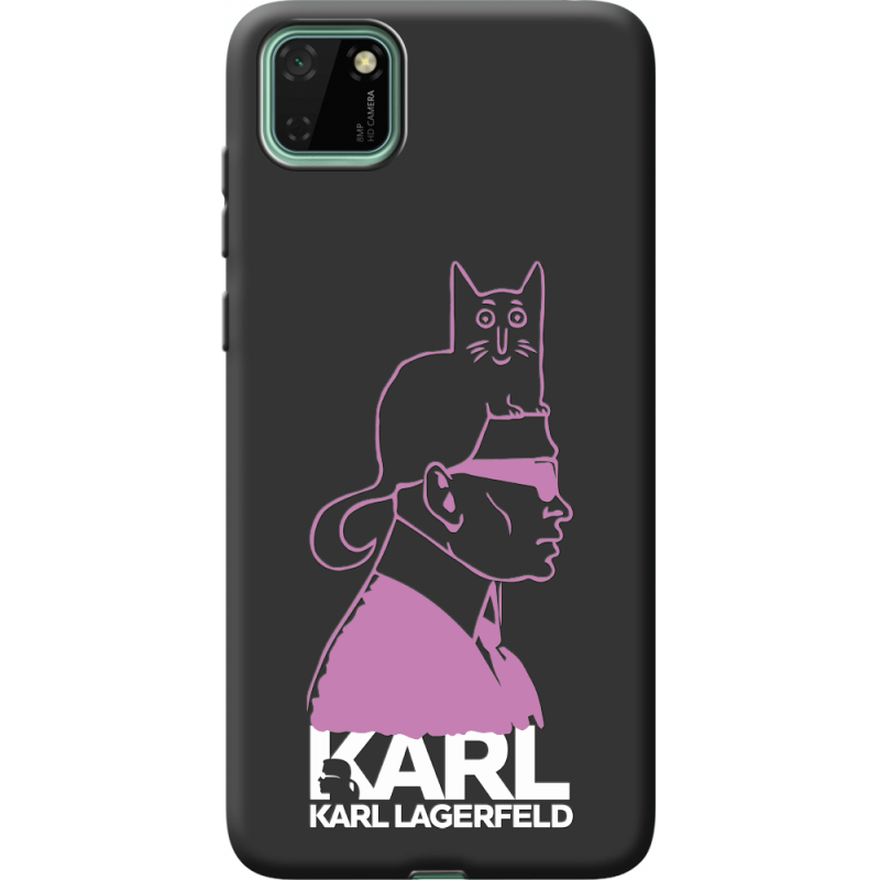 Черный чехол BoxFace Huawei Y5p Pink Karl